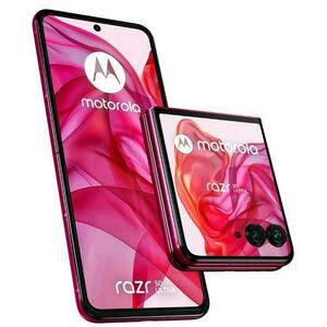 Telefon Mobil Motorola Razr 50 Ultra, Procesor Qualcomm SM8635 Snapdragon 8s Gen 3, Octa-Core, Foldable LTPO AMOLED Capacitive touchscreen 6.9inch, 12GB RAM, 512GB Flash, Camera Duala 50 + 50 MP, 5G, Wi-Fi, Dual SIM, Android (Roz) imagine