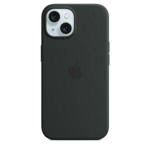 Husa Protectie Spate Apple MXPD3ZM/A pentru iPhone 15, Silicon, MagSafe (Negru) imagine