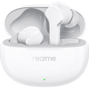 Casti True Wireless Realme T110, Bluetooth, AI ENC, Google Fast Pair, Control tactil, IPX5 (Alb) imagine