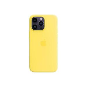 Husa Protectie Spate Apple MQUL3ZM/A pentru iPhone 14 Pro Max, Silicon, MagSafe (Galben) imagine