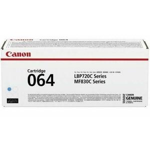 Toner Canon CRG-064C, acoperire 5000 pagini (Cyan) imagine