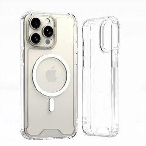 Husa Corner MagSafe Lemontti pentru iPhone 16 Pro, Transparent imagine