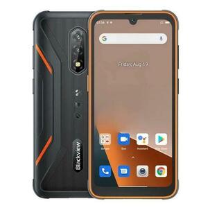 Telefon Mobil Blackview BV5200, Procesor Quad-Core Mediatek MT6761 Helio A22, IPS LCD 6.1inch, 4GB RAM, 32GB Flash, Camera Duala 13MP, Wi-Fi, 4G, Dual Sim, Android (Negru/Portocaliu) imagine