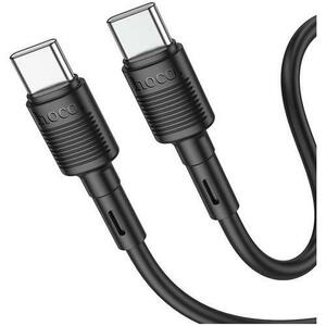 Cablu de Date HOCO X83 Victory, USB Type-C la USB Type-C, 1m, PD 60W, 3A, Negru imagine