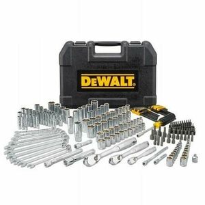 Set 205xaccesorii scule, DeWalt, 1/4'', 3/8'', 1/2inch, Cheie multifunctionala/Biti, Metal, Cutie depozitare imagine