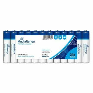 Set de baterii MediaRange premium, 1.5 V, 24 Bucati imagine