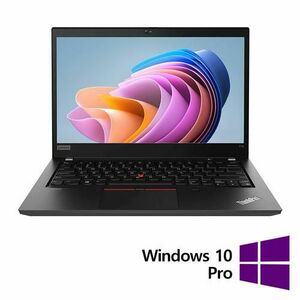 Laptop Refurbished LENOVO ThinkPad T14, Intel Core i5-10310U 1.70 - 4.40GHz, 8GB DDR4, 256GB SSD, 14 Inch Full HD, Webcam + Windows 10 Pro imagine