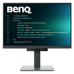 Monitor IPS LED BenQ 24.1inch RD240Q, WQXGA (2560 x 1600), HDMI, DisplayPort, Boxe, Pivot (Negru/Gri) imagine