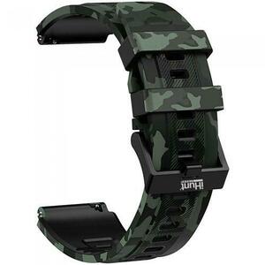 Curea silicon iHunt 24mm, pentru Watch 12 Titan (Camuflaj) imagine