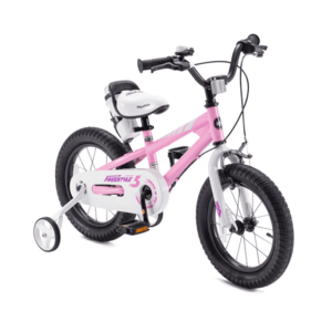 Bicicleta copii Royal Baby Freestyle, roti 12inch, cadru otel, roti ajutatoare (Roz) imagine