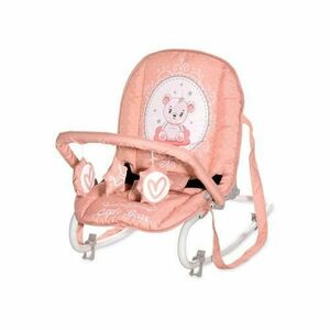 Fotoliu balansoar Lorelli Eliza Mellow Roze Bear, textil, greutate maxima suportata9 Kg imagine