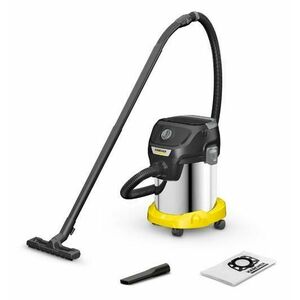 Aspirator Karcher KWD 3 S V-17/4/20/F, aspirare umeda si uscata, 1000 W, 17 l, furtun 2 m (Argintiu) imagine