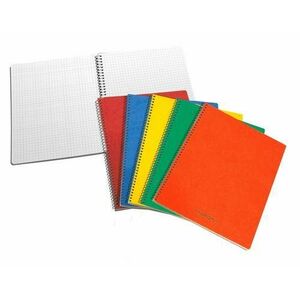 Caiet cu spirala AURORA Bur-o-Class - matematica, A5, 60 file - 80g/mp, coperti carton imagine