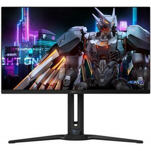 Monitor Gaming OLED Gigabyte AORUS 27inch FO27Q2, QHD (2560 x 1440), HDMI, DisplayPort, Boxe, Pivot, 240 Hz, 0.03 ms (Negru) imagine