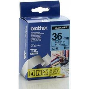 Brother Etichete TZ561 36mm (negru/albastru) imagine