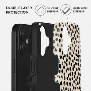 Husa Burga Dual Layer Almond Latte pentru iPhone 16 imagine