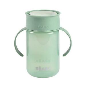 Cana de invatare Beaba 340 ml Sage Green imagine