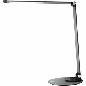 Lampa LED de birou TaoTronics TT-DL22, 10W, 550 lm, 6 Niveluri de Luminozitate, Incarcare USB, Control Touch, Clasa energetica F, Negru imagine