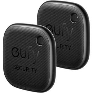 Set 2 eufy Security SmartTrack Link, compatibil cu iOS, Rezistent la apa, Negru imagine