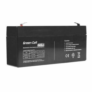 Acumulator Plumb Acid Green Cell 6V 3.2Ah VRLA Baterie Gel fara mentenanta jucarii sisteme de alarma imagine