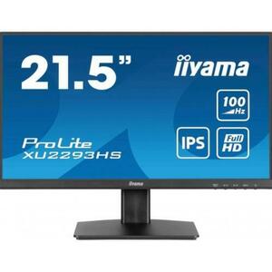 Monitor IPS LED Iiyama 21.5inch XU2293HS-B6, Full HD (1920 x 1080), HDMI, DisplayPort, Boxe, 100 Hz, 1 ms (Negru) imagine