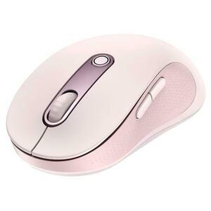 Mouse Wireless Baseus F02, Bluetooth/Wi-Fi, 4000 DPI (Roz) imagine