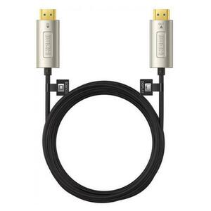 Cablu Baseus WKGQ050101, HDMI male - HDMI male, 10m (Negru) imagine