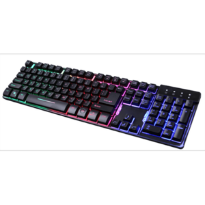 Tastatura MS Elite C505, cu fir, iluminare RGB, Layout US (Negru) imagine