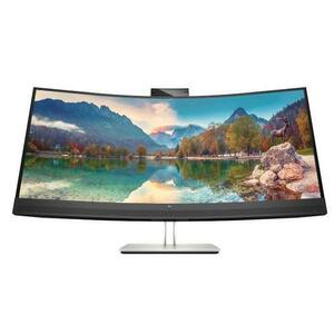 Monitor VA LED HP 34inch E34m G4, WQHD (3440 x 1440), HDMI, DisplayPort, Ecran Curbat, Boxe (Negru/Argintiu) imagine