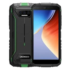 Telefon Mobil Doogee S41 Plus, Procesor Spreadtrum T606 Octa Core, IPS 5.5inch, 4GB RAM, 128GB Flash, Camera 13MP, 4G, Wi-Fi, Dual Sim, Android (Negru/Verde) imagine