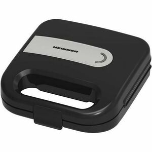 Sandwich maker HEINNER ELITESNACK SM-K750FSBK, 750w, capacitate: 2 sandwich-uri, placi antiadezive fixe tip sandwich, Negru imagine