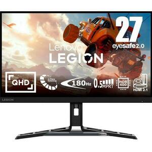 Monitor Gaming IPS LED Lenovo 27inch R27qe, QHD (2560 x 1440), HDMI, DisplayPort, Pivot, 180 Hz, 0.5 ms (Negru) imagine