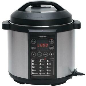 Multicooker Heinner HPCK-6IX, Timer, 14 programe, Display LED, Gatire aburi/sub presiune, 1000W (Negru/Gri) imagine