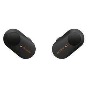 Casti Stereo Wireless Sony WF-1000XM3, Bluetooth, Microfon, Anulare digitala a zgomotului, NFC (Negru) imagine