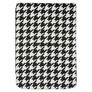 Husa protectie Pocketbook Shell Cover pentru Verse/Verse Pro, Rhombus Print (Alb/Negru) imagine