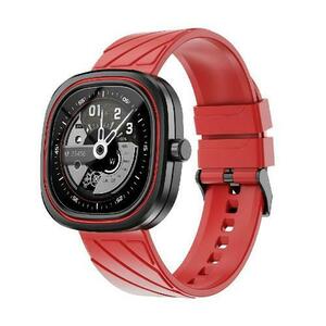 Smartwatch Doogee DG Ares, Ecran LCD HD 1.32inch, Bluetooth, Ritm cardiac, Saturatie oxigen, Monitorizare somn, Memento sedentarism, Android/iOS, Notificari, 300mAh (Rosu) imagine