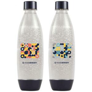 Set 2 sticle SodaStream Fuse Bubble Mosaic, 2 x 1 l (Multicolor) imagine