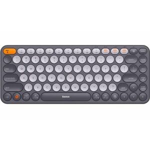 Tastatura Wireless Baseus K01A Tri-Mode, Bluetooth (Gri) imagine