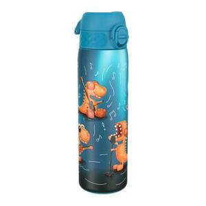 Sticla apa pentru copii Ion8 Dino Band Slim, inox, 600ml imagine