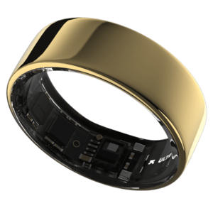 Smart Ring Ultrahuman Ring Air UHRA-AG-05, Bluetooth BLE5, HRV, VO2 Max, Android/iOS, Monitorizare ritm cardiac, Saturatie Oxigen, Autonomie 6 zile, 16.17 mm (Auriu) imagine