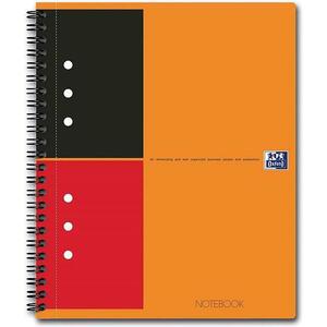 Caiet cu spirala OXFORD Int. Notebook dictando, A5+, 80 file-80g/mp, Scribzee, coperta carton rigid imagine