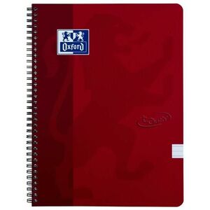 Caiet cu spirala OXFORD School Touch dictando, A4, 70 file-90g/mp, 4 perf, coperta carton imagine