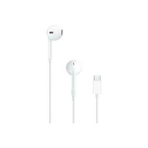 Casti Stereo In-Ear Apple EarPods MYQY3ZM/A, USB Type-C, Control pe fir, Microfon (Alb) imagine