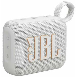 Boxa portabila JBL Go 4, 4.2 W, Bluetooth, Autonomie 7 ore, IP67 (Alb) imagine