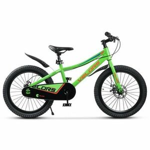 Bicicleta Copii 7-10 ani Velors V20345A, roti 20inch, Verde/Portocaliu imagine