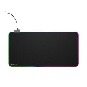 Mouse Pad Genesis Boron 500 XXL RGB, 800 x 400 x 4 mm (Negru) imagine