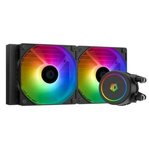 Cooler procesor cu lichid ID-Cooling FX240, iluminare aRGB, Negru imagine