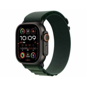 Smartwatch Apple Watch Ultra 2 GPS + Cellular, 49mm Titanium Case with Dark Green Alpine Loop, Small (Verde) imagine