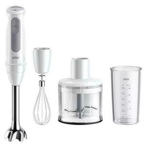 Blender de mana Braun Multi Quick 5 MQ 50236M, 1000 W, 21 viteze, Tocator 0.5 l, Tel (Alb) imagine