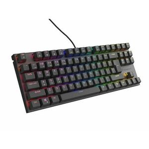 Tastatura Gaming Mecanica Genesis Thor 303 TKL, USB, Iluminare RGB, Layout US, Switch-uri Outemu Red (Negru) imagine